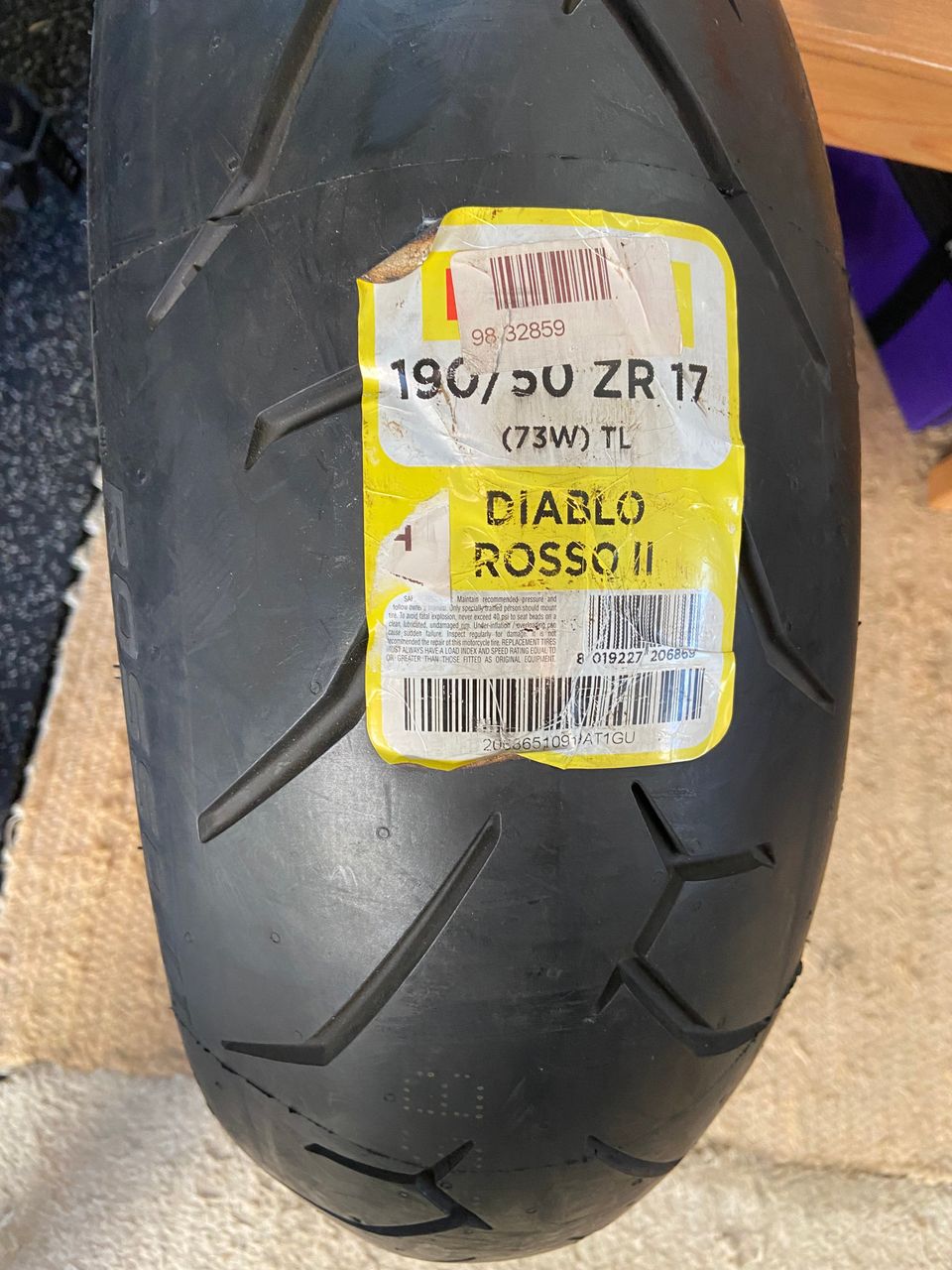 Pirelli Diablo Rosso II (190/50/17)