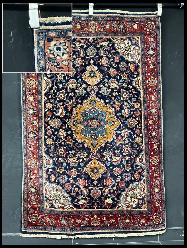 160x105 cm Käsinsolmittu Persialainen Sarouk matto