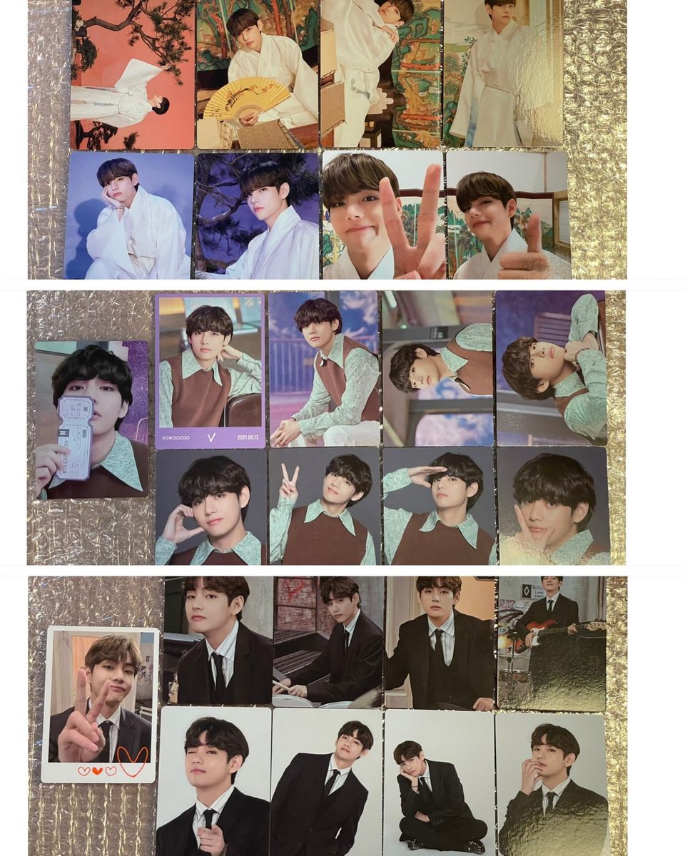 BTS - V mini photocard setit