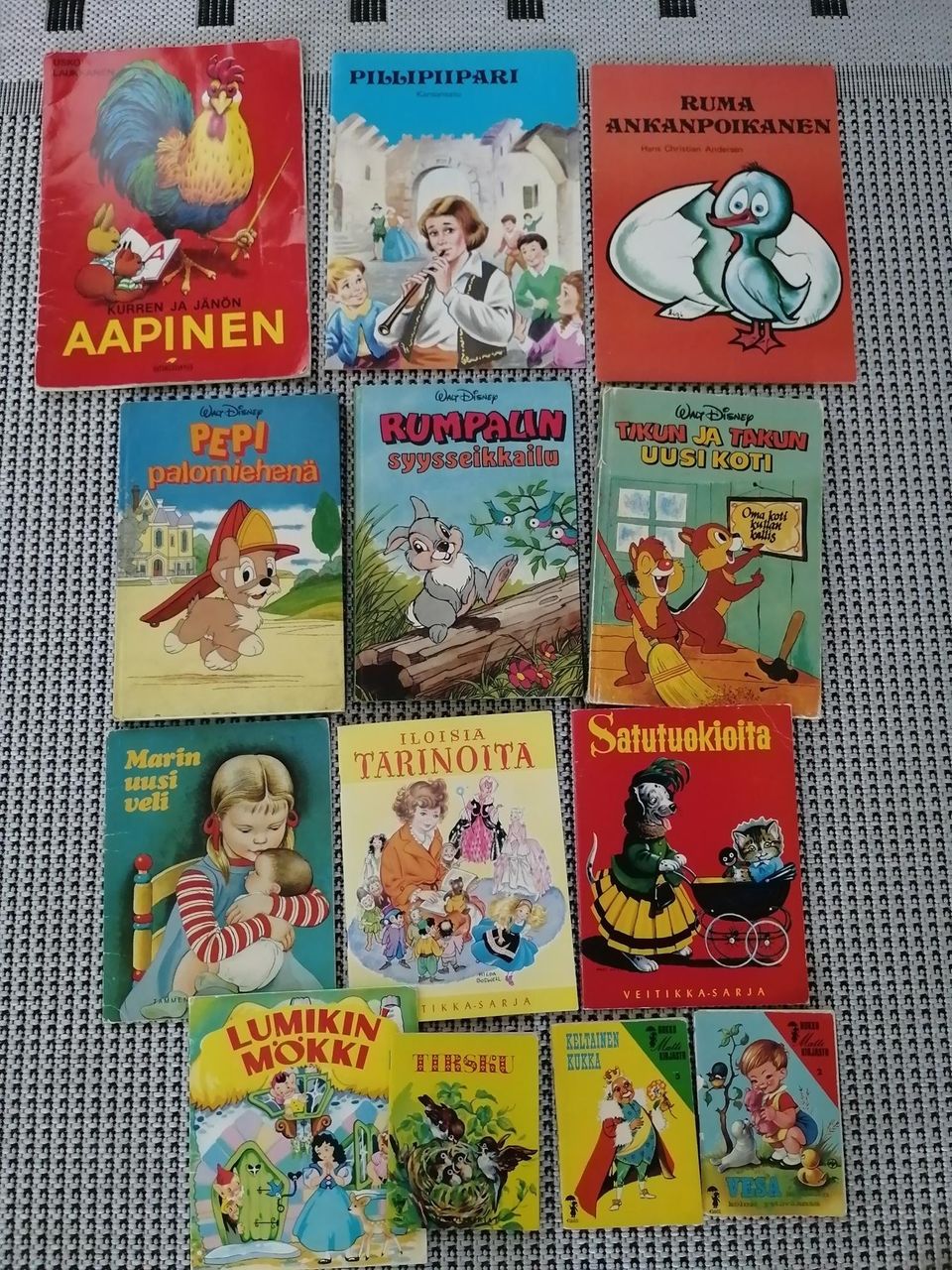 Ihastuttavia vanhoja lasten kirjoja