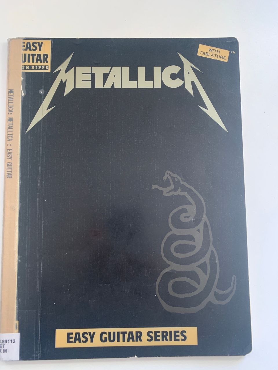 Metallica Easy guitar series nuotti/tab