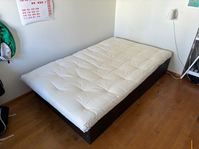 Futonian puuvilla-kookos medium futonpatja (120x200cm)