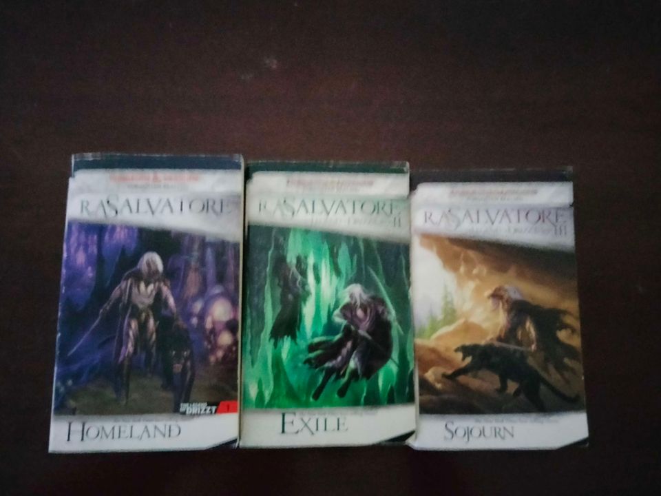The Legend of Drizzt 1-3 R. A. Salvatore (dungeons and dragons, baldurs gate)