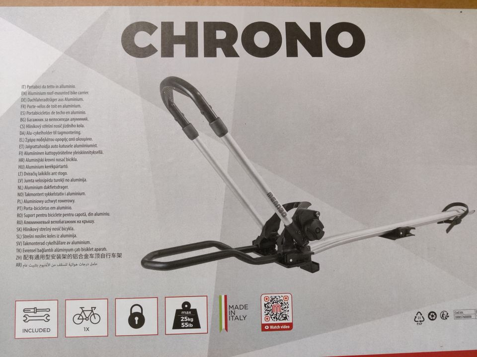 Menabo Chrono polkypyörän kuljetusteline (eBike / 25 kg)