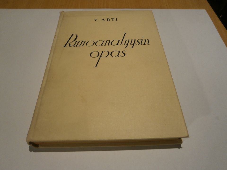 Runoanalyysin opas- V. Arti