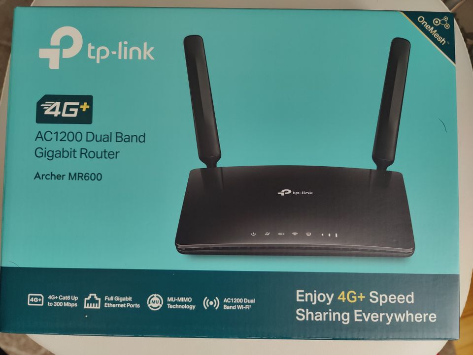 Tp-link AC1200 Archer MR600 4G+ Reititin