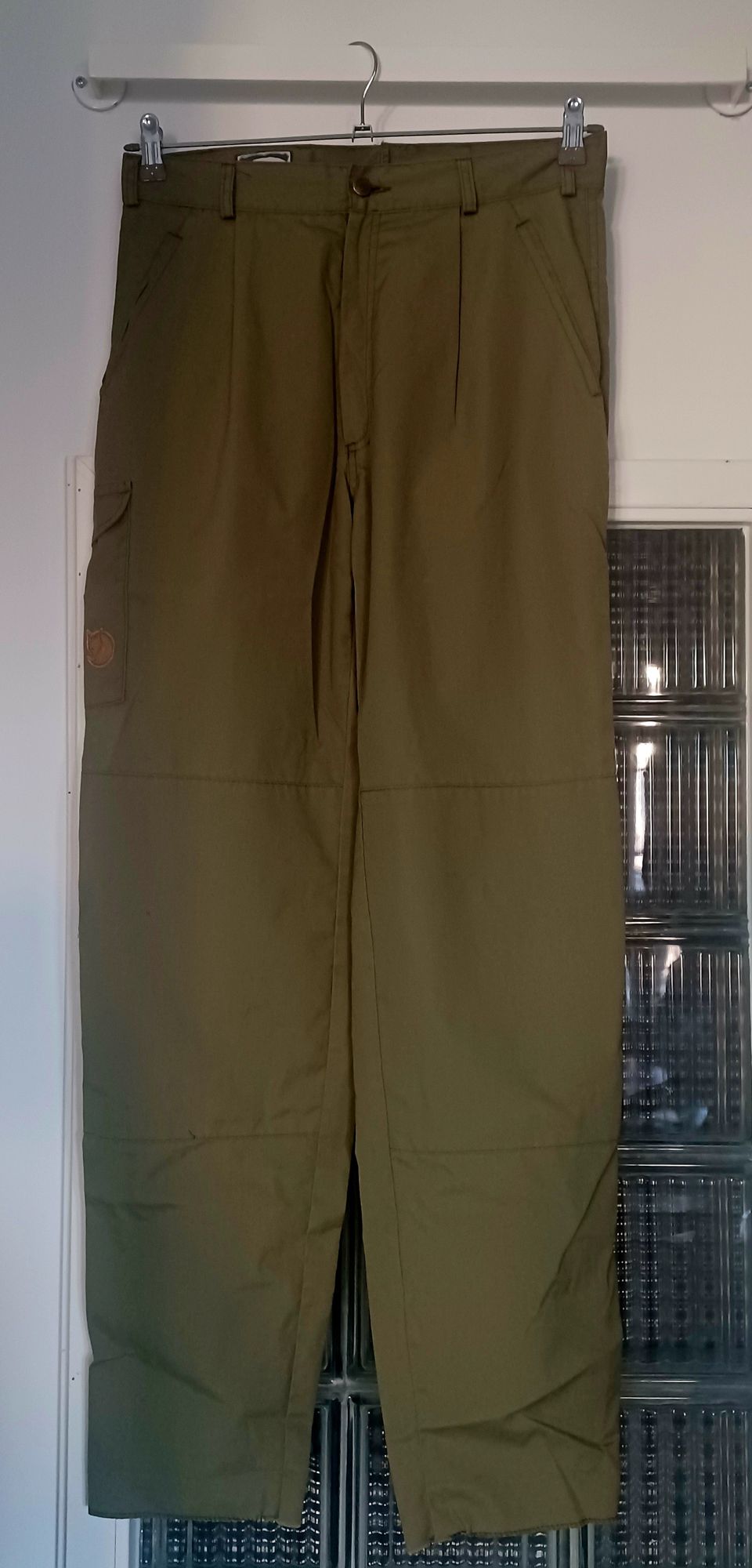 Fjällräven vihreät naisten housut, koko S / vyötärö n. 80cm