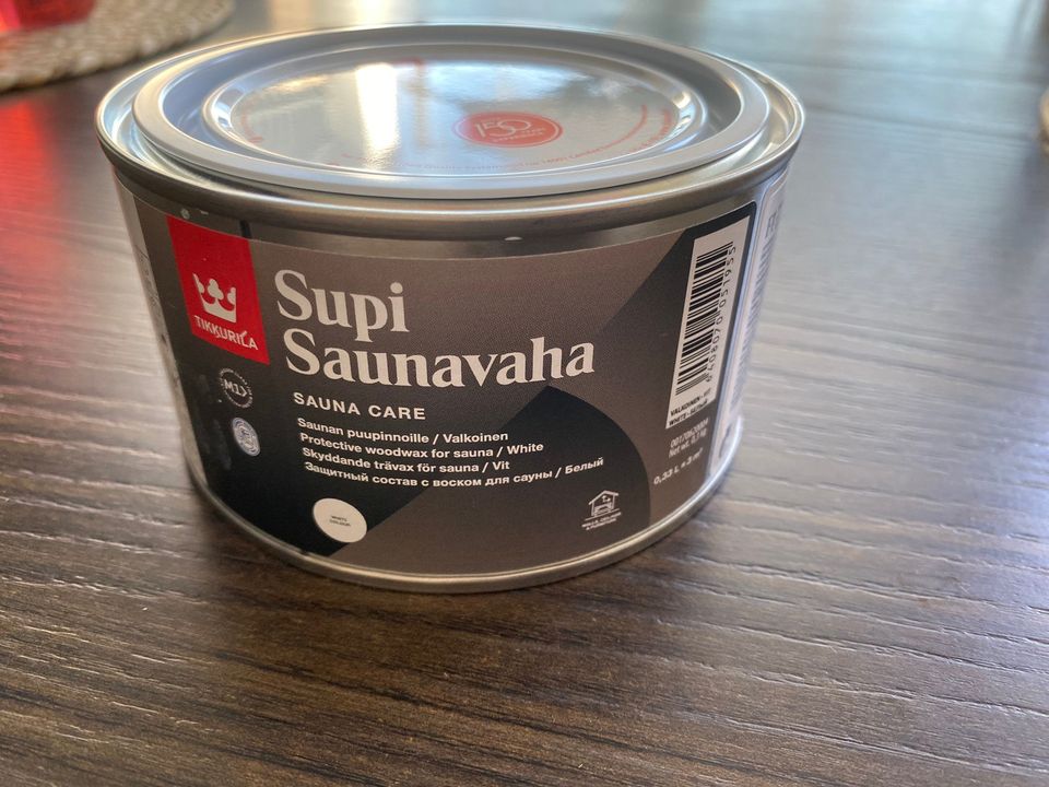 Supi saunavaha, valkoinen, 0,33l