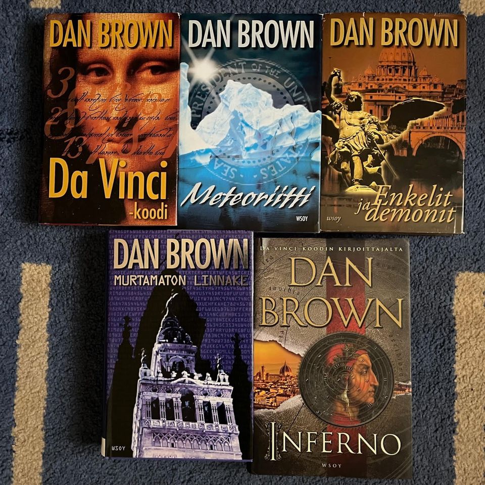 Dan Brownin kirjoja