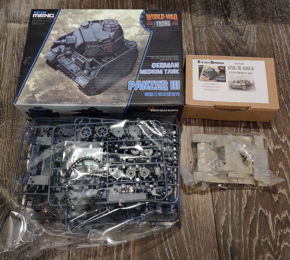 Pienoismalli, 1:Egg Meng Panzer III, World War Toons WWT-005