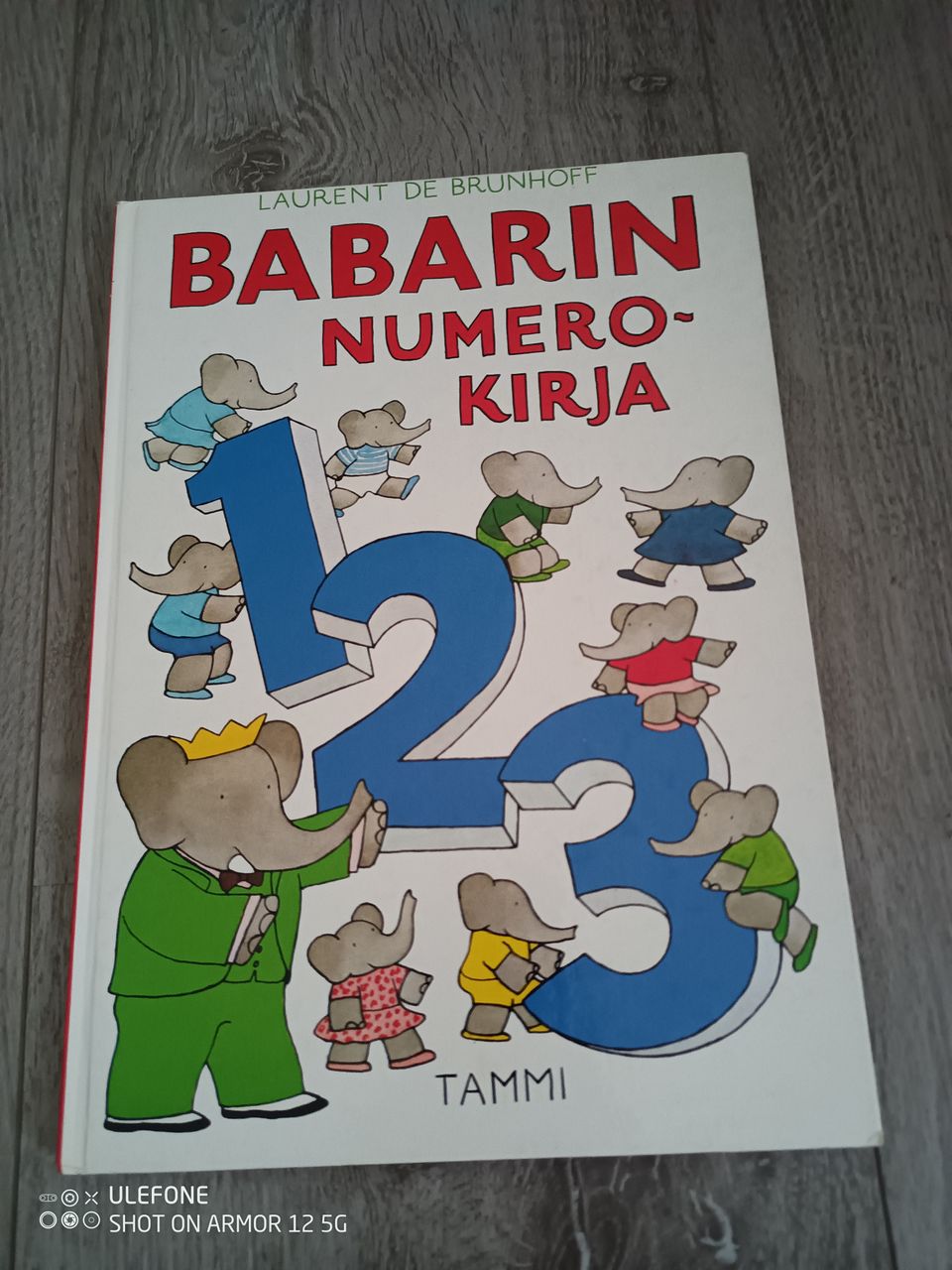 Babarin numerokirja / Laurent de Brunhoff (nouto Herttoniemi)