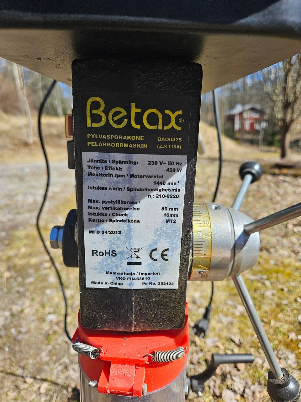 Betax pylväspora