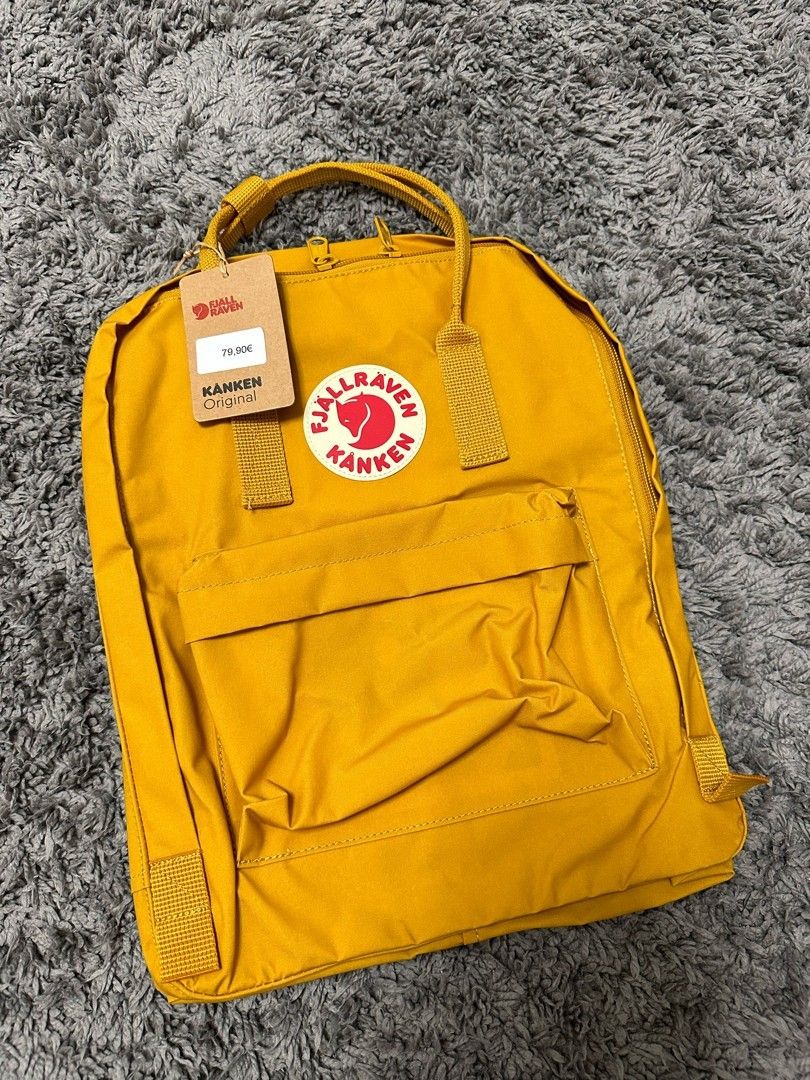 Fjällråven reppu keltainen