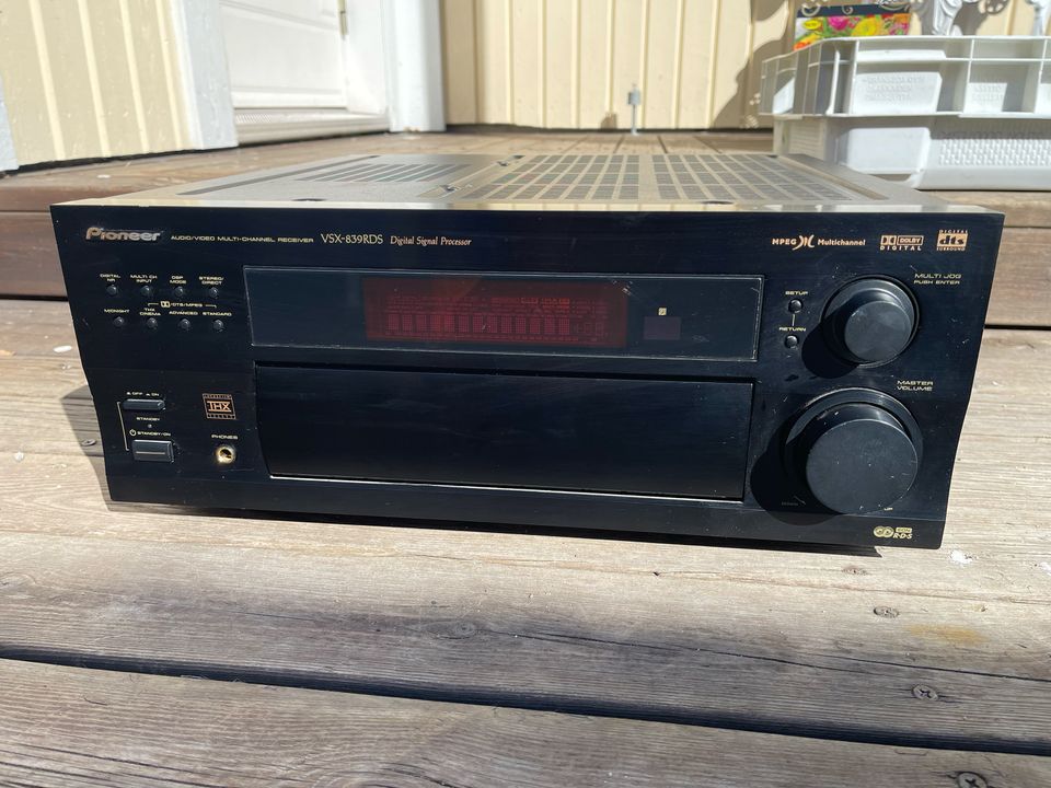Pioneer VSX-839RDS, 4xAudio Pro Avantek ONE ja 1xAudio Pro A3.8 Live