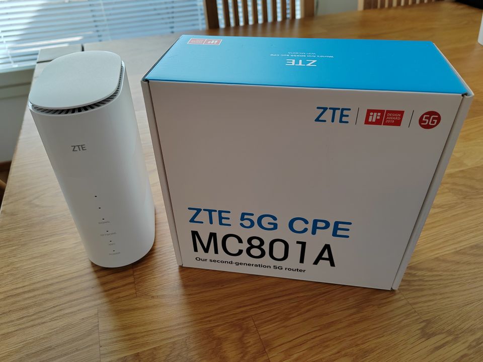 ZTE 5G CPE MC801A 5G-reititin / UUDENVEROINEN