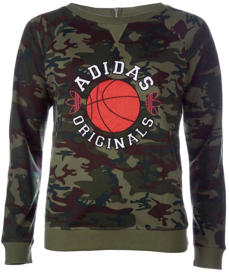 Adidas Originals camo basketball sweatshirt, koko 38