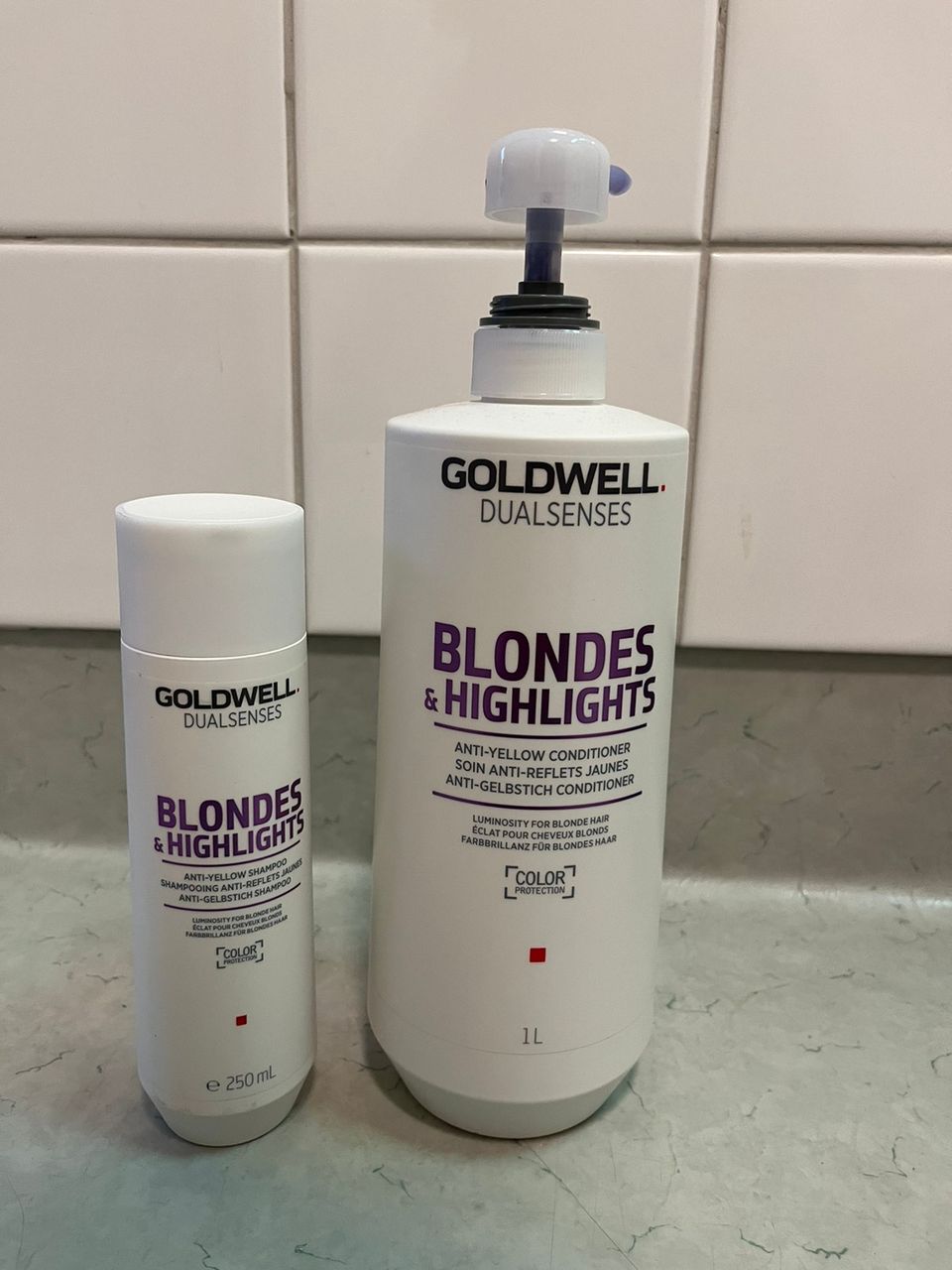 Goldwell shampoo ja hoitoaine