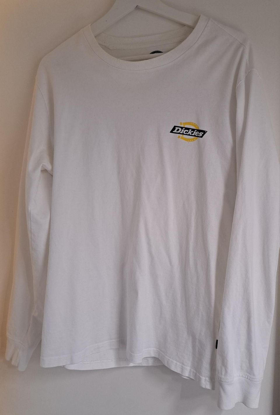 Dickies-pitkähihainen/väri:valkoinen/koko:L