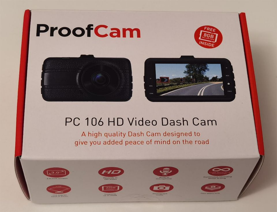 Kojelautakamera (HD Video DashCam)