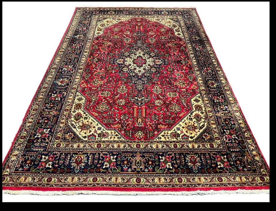 294x197 cm Käsinsolmittu Persialainen Tabriz matto