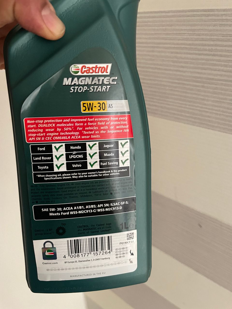 moottoriöljy castrol magnatech