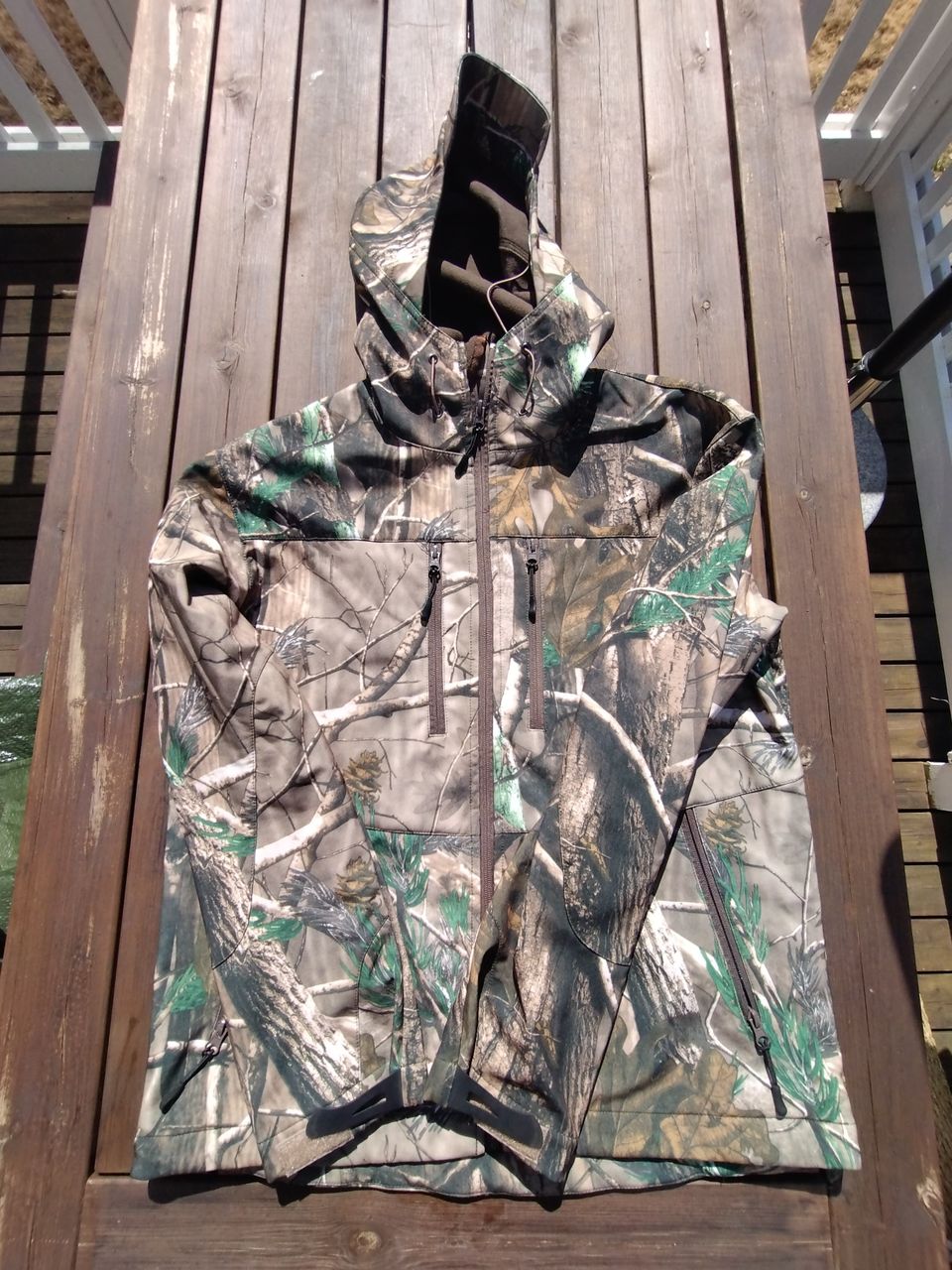 softshell camo takki ja housut