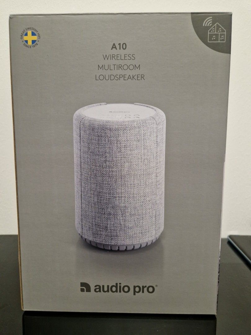 Audio Pro A10 Wi-fi kaiutin vaaleanharmaa