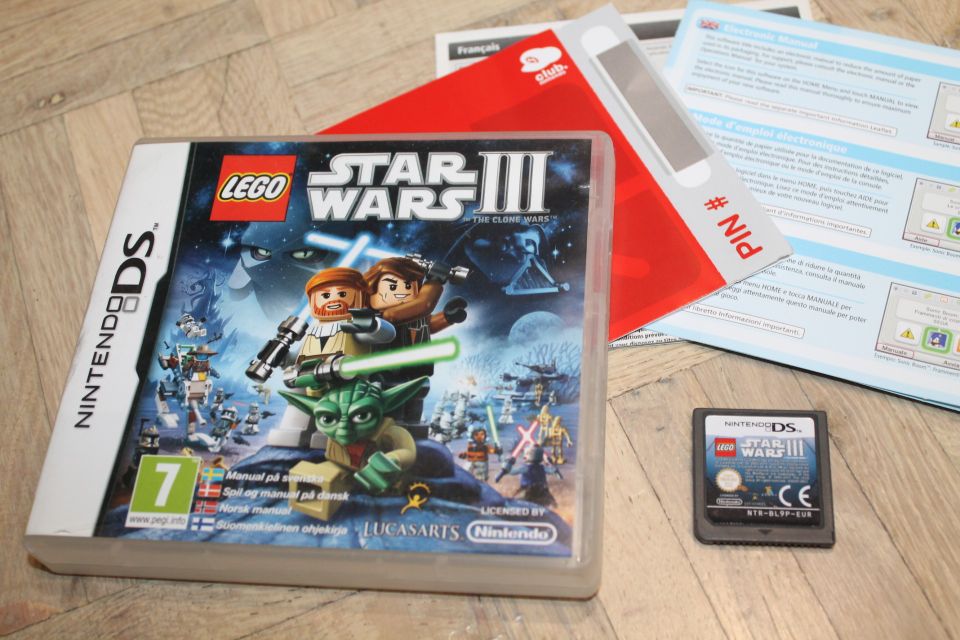 Nintendo DS peli LEGO Star Wars III The Clone Wars