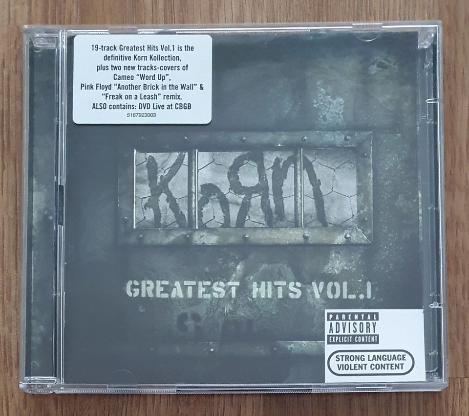 Korn - Greatest Hits Vol 1 cd/dvd