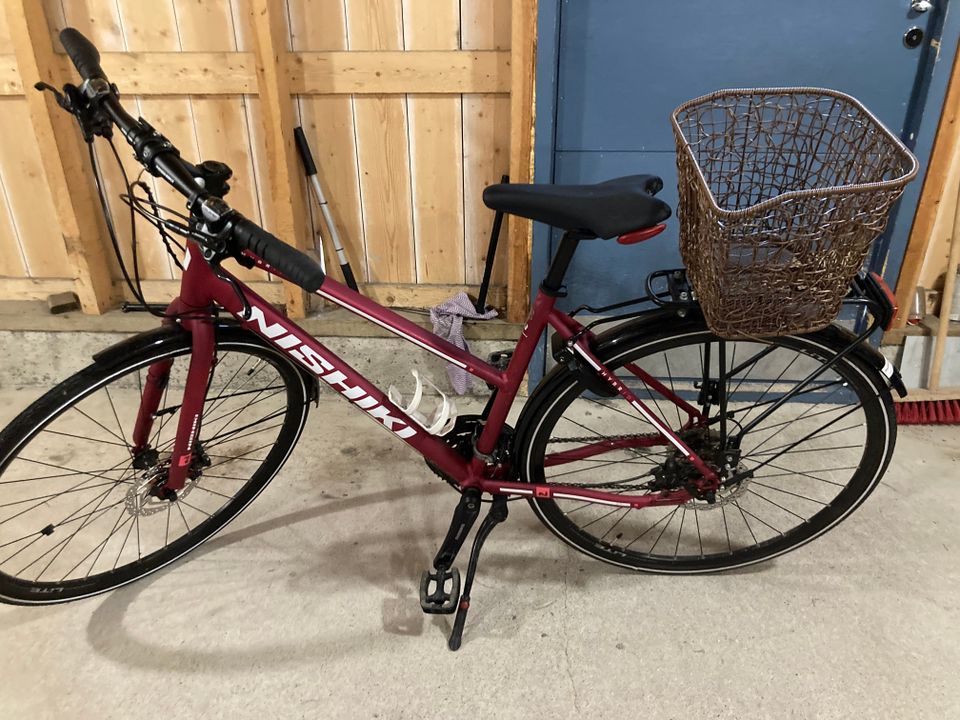 Polkupyörä NISHIKI Hybrid 48 cm punainen