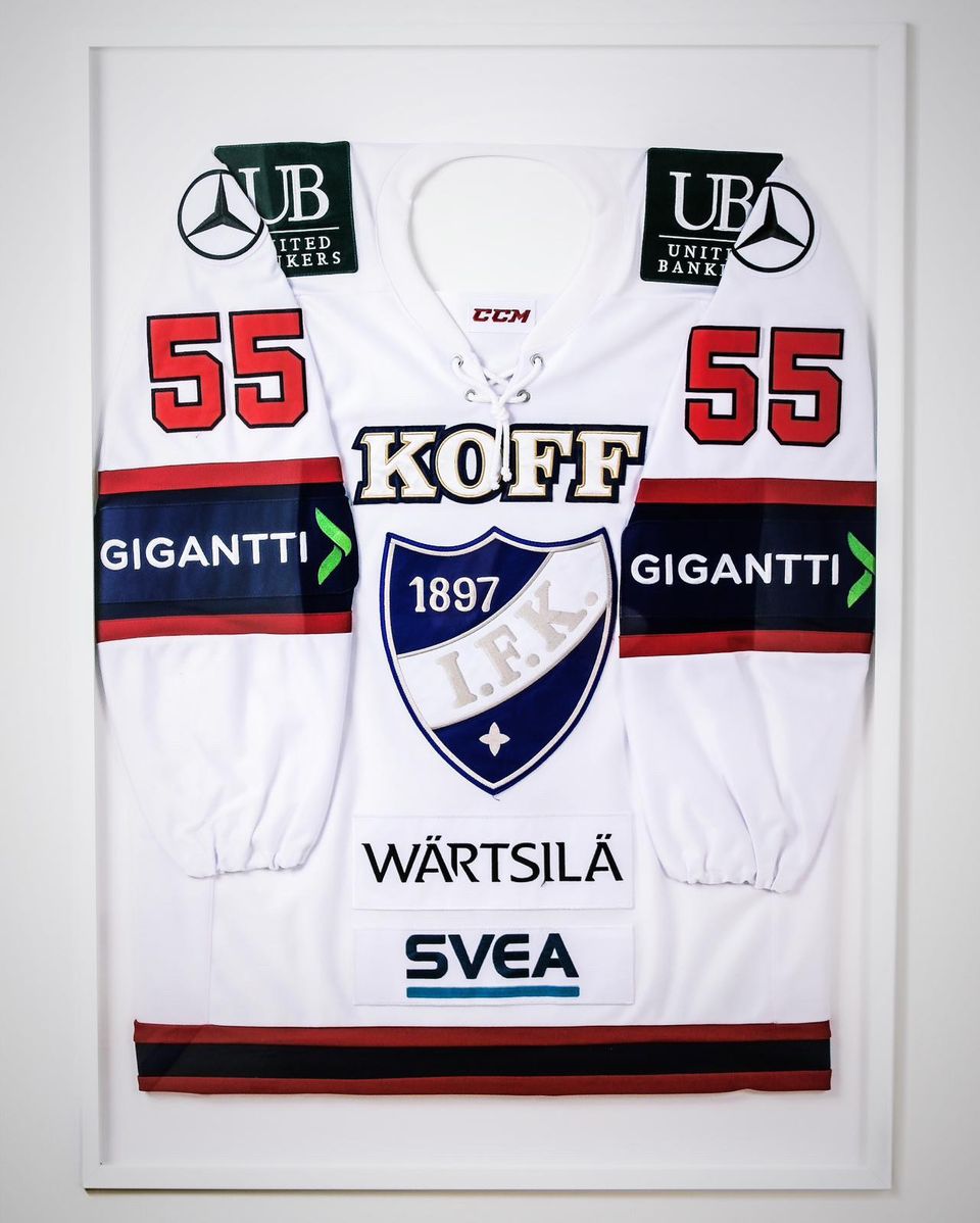Kasper Kotkansalo #55 Hifk Game Worn -paita