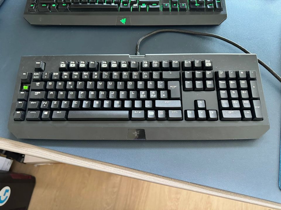 Razer Blackwidow Chroma keyboard, and Razer Blackwidow Keyboard