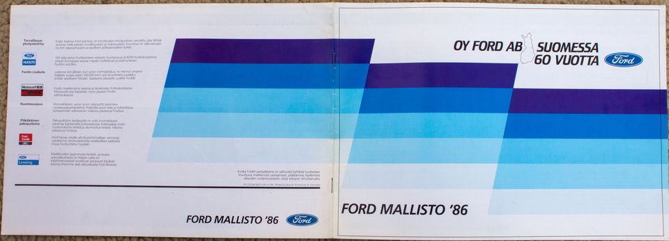 Auto esite FORD mallisto 1986