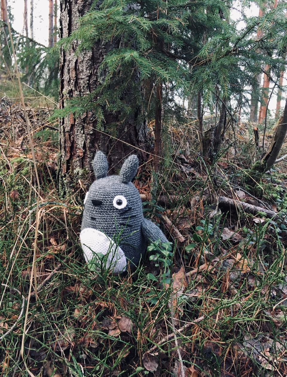 Totoro pehmolelu kotimaista käsityötä