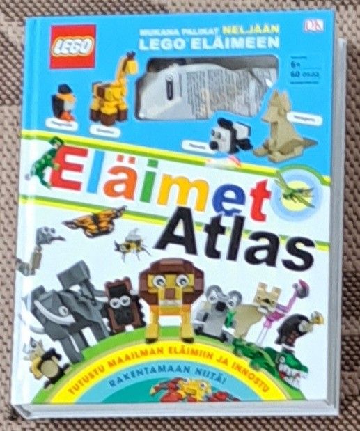 Lego eläimet atlas kirja