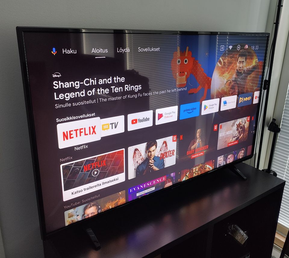 55'' tuumainen (ProCaster 55A901H 55" 4K Android LED TV)
