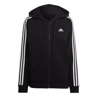 Adidas W 3 Stripes French Terry Full Zip Regular Hoodie W XS - S