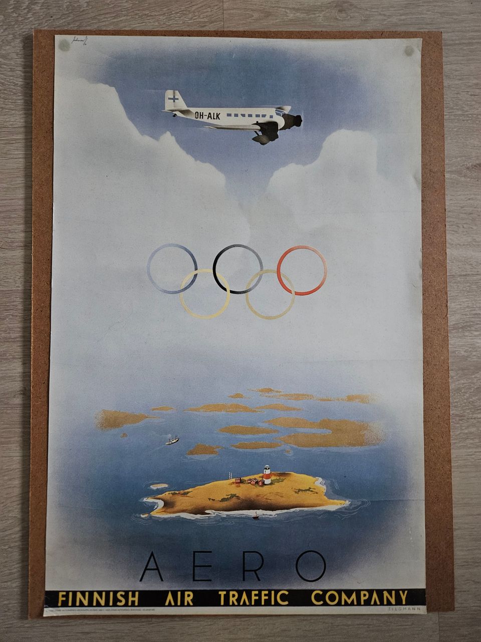 Aero Olympiarenkaat -juliste