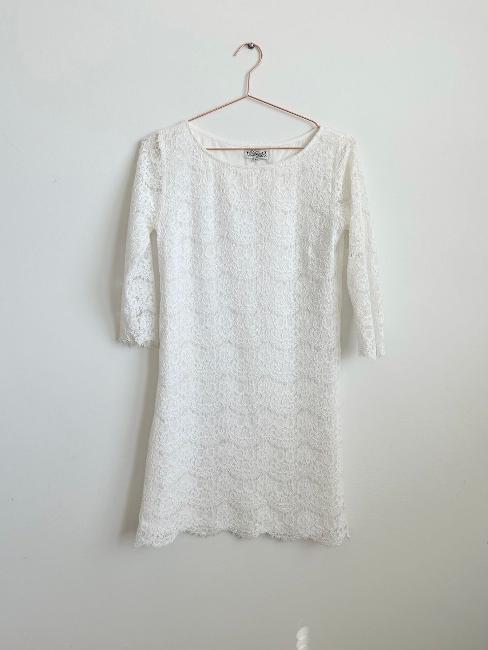 Cotton-blend Lace Dress