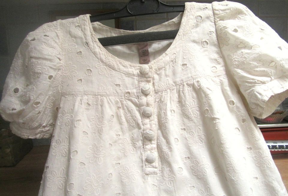 Pussihihainen, luonnonvalkoinen mekko, 170 cm/S