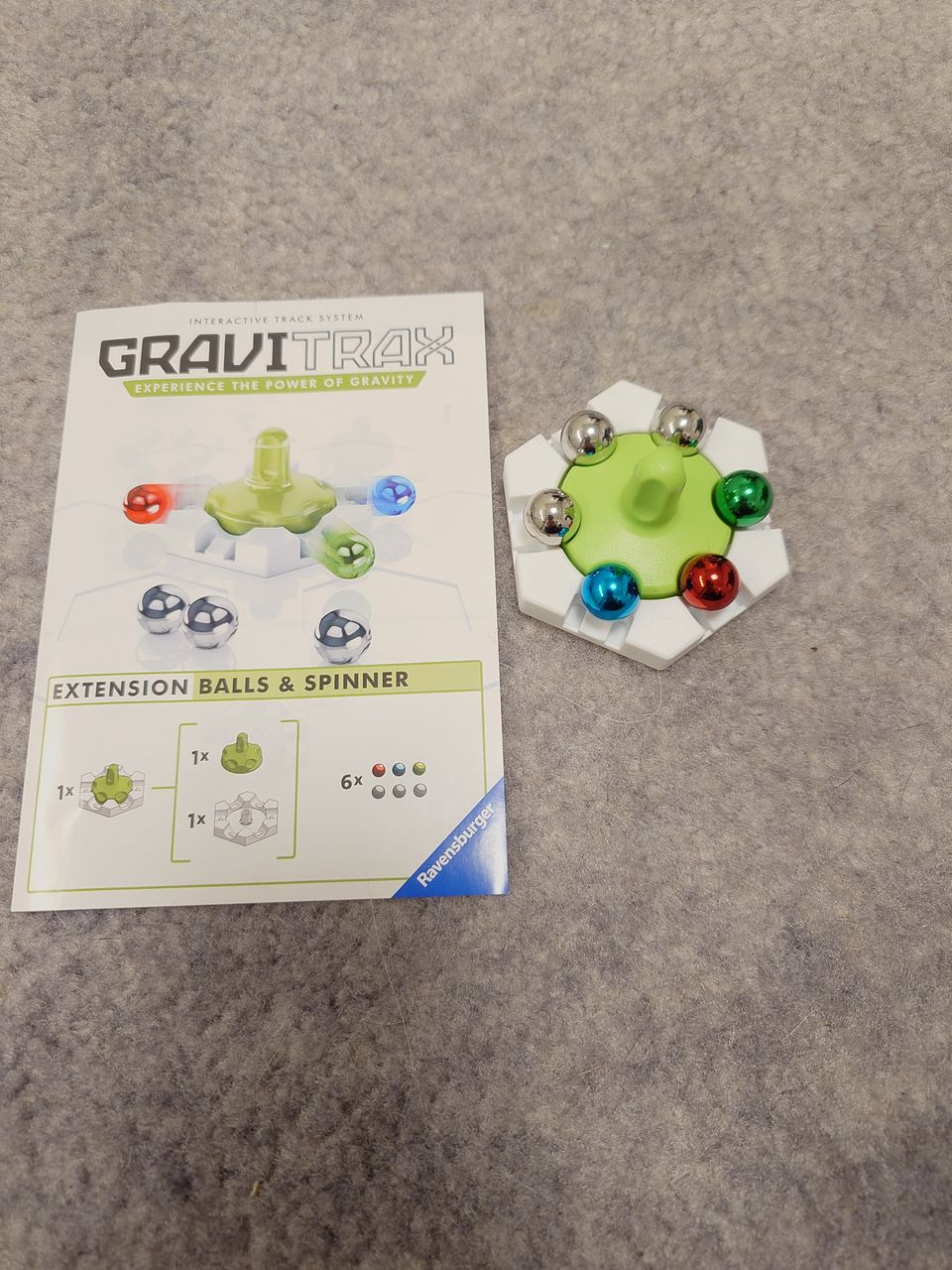 GraviTrax balls & spinner lisäosa