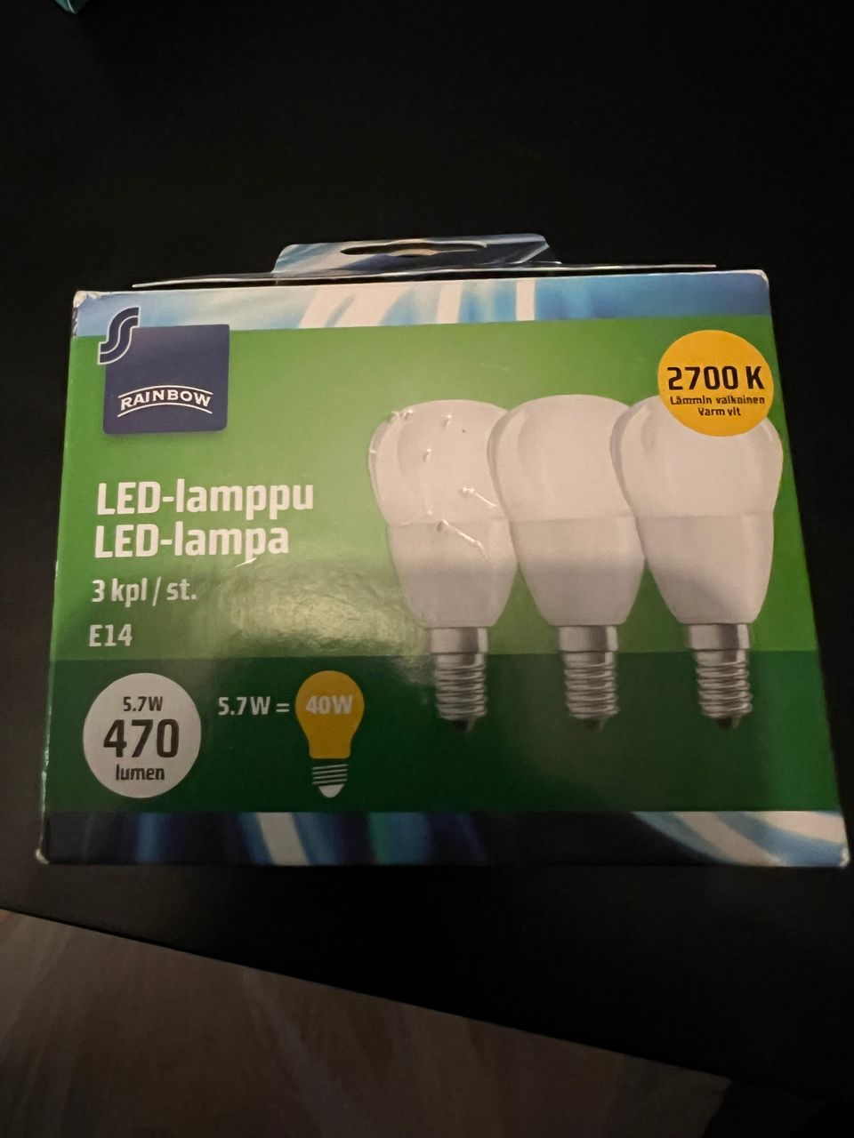 LED lamppu E14