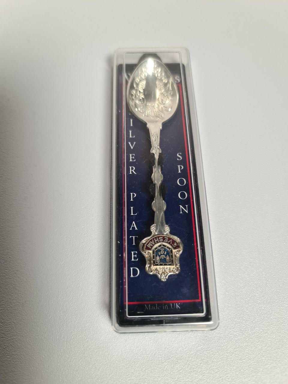 Hopeoitu lusikka, Iso-Britannia, Watsons Silver plated spoon
