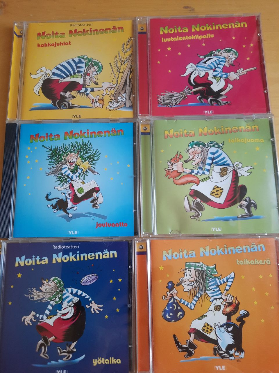 Noita Nokinenä cd:t 6 kpl