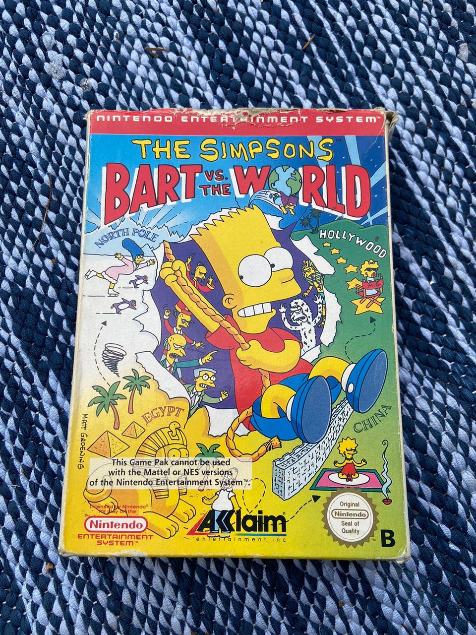 NES Bart vs. the World (boxed)