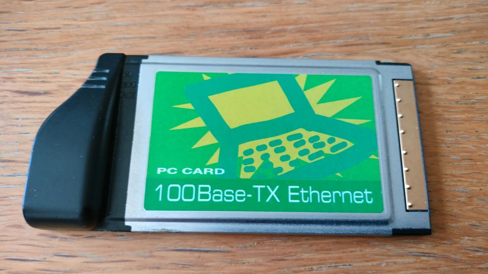 100Base-TX Ethernet PC CARD -verkkokortti