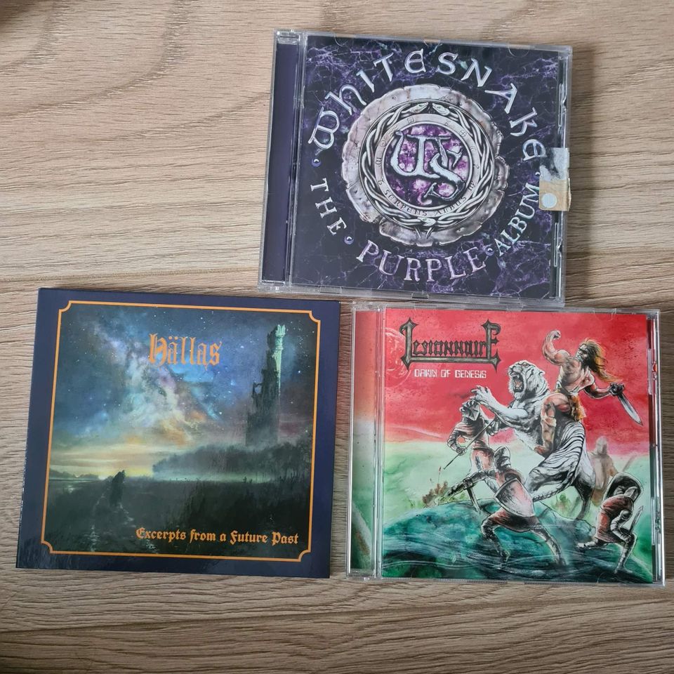 20 kpl metal- ja rock CD-levyjä