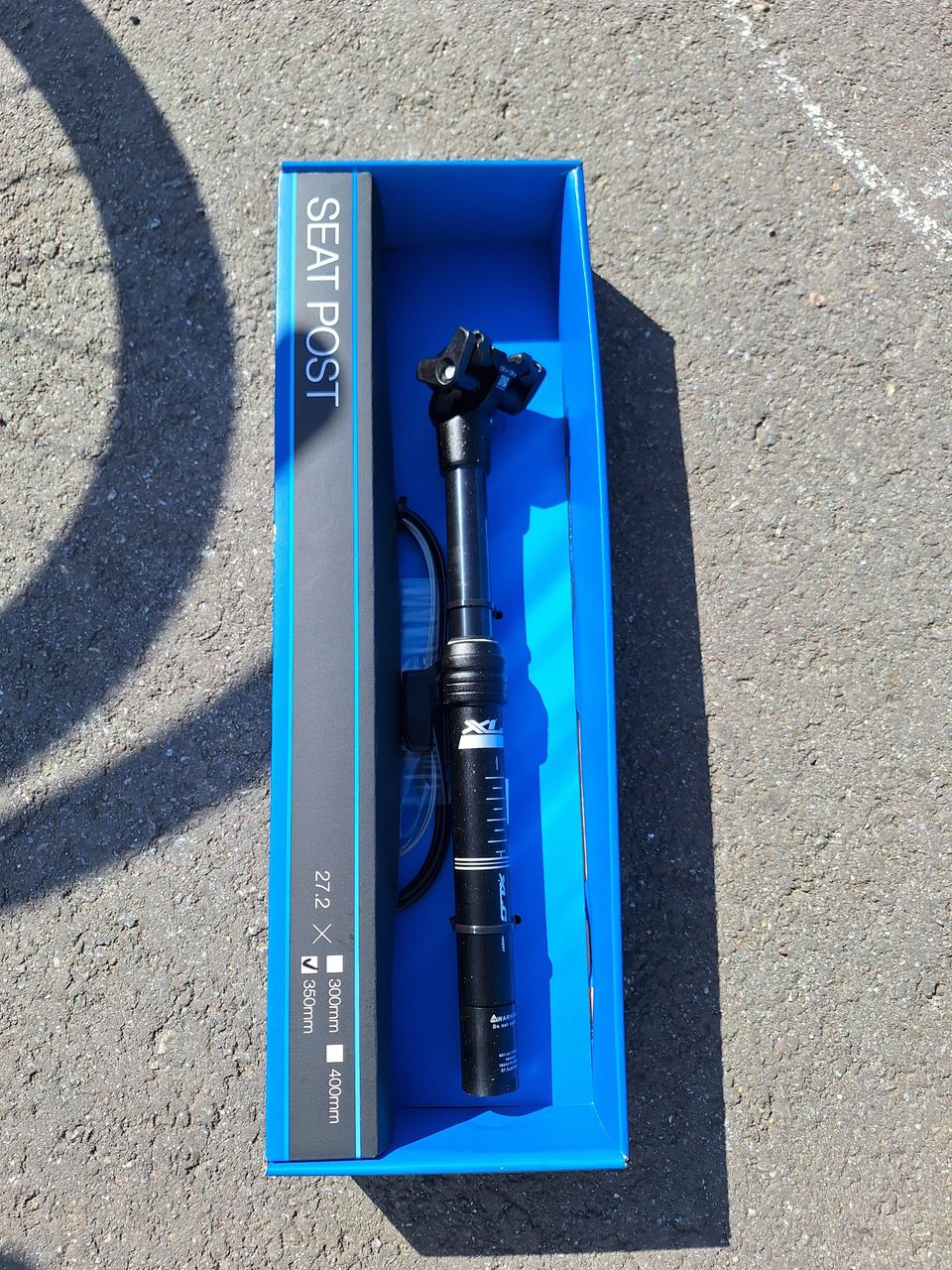 Dropper post XLC 27.2 x 350mm