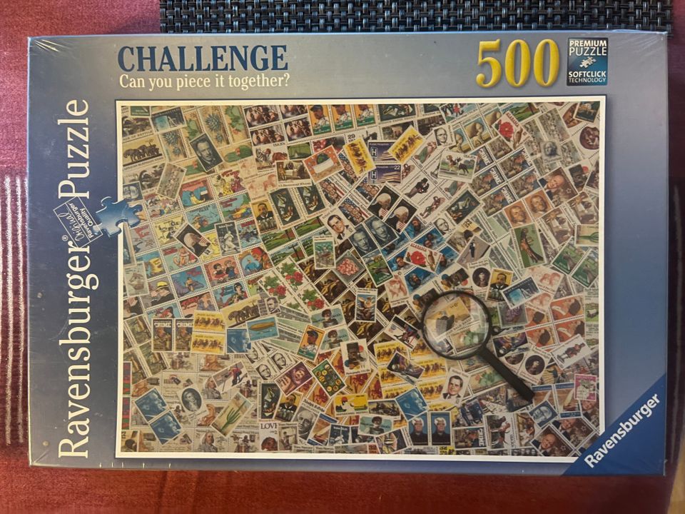 Ravensburger Puzzle STAMPS CHALLENGE 500pcs palapeli
