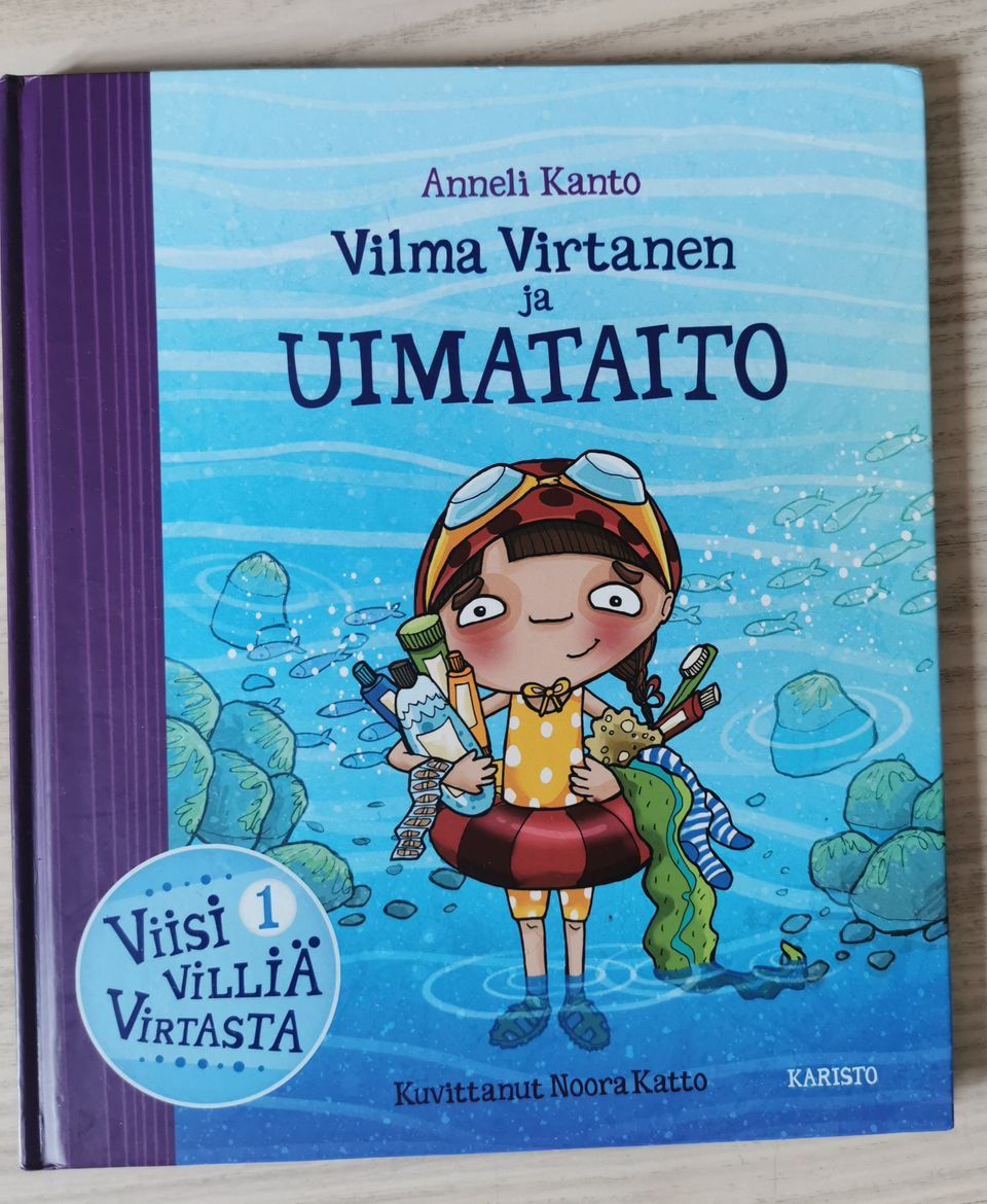 Vilma Virtanen ja uimataito